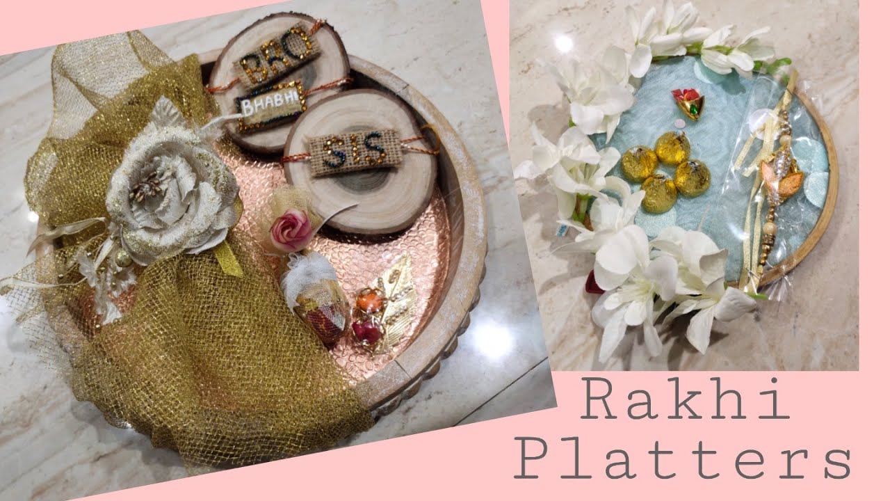 Rakhi Packing Ideas How to Pack Rakhi at Home Rakhi Platter YouTube