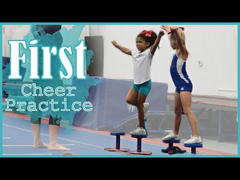FIRST CHEER PRACTICE! HUSBAND &amp; WIFE MYHERITAGE DNA TEST | CHEER VLOG 3