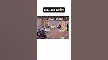 What a Real Conqueror Lobby 1v4 looks like💀! #shorts #bgmishorts #bgmi #viral #pubgmobile