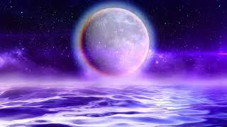 A Journey Toward Serenity, Relaxation, and Meditation with the Silent Moon Over a Calm Lake