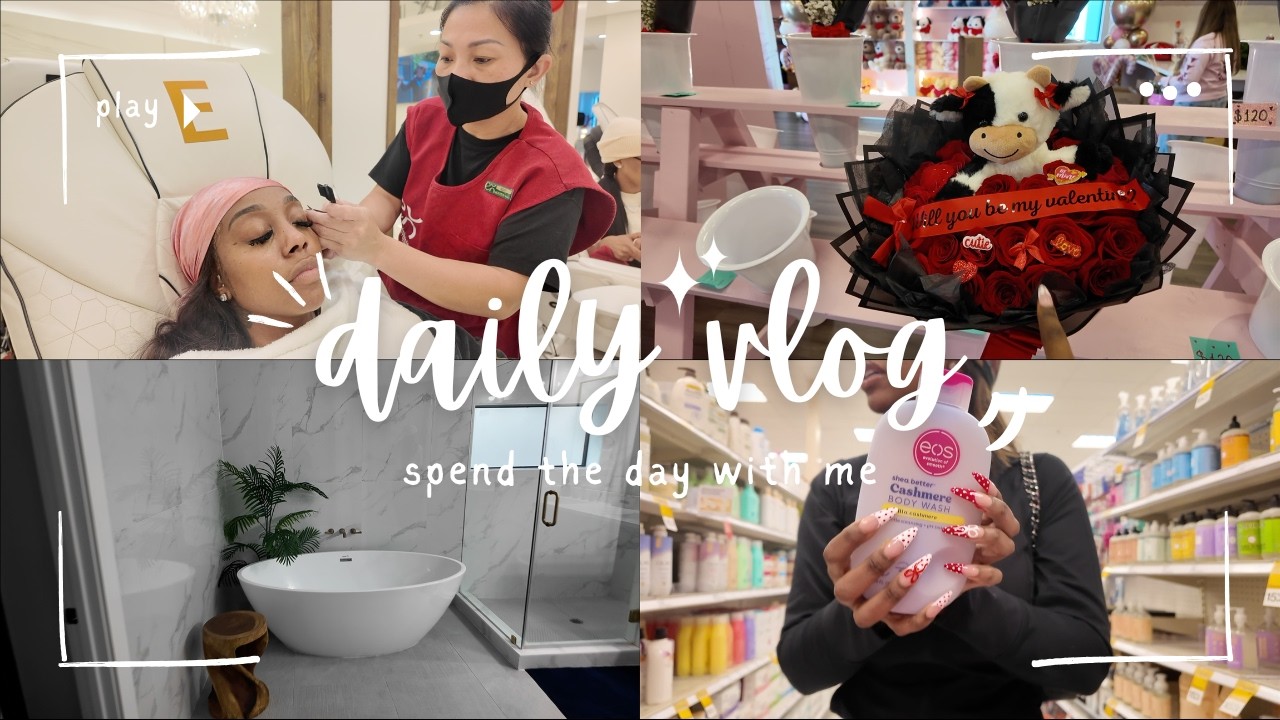 V-DAY Maintenance + NEW House Shopping + V-DAY Shopping & More | Spend the Day with Me !