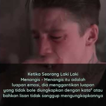 Air mata seorang lelaki