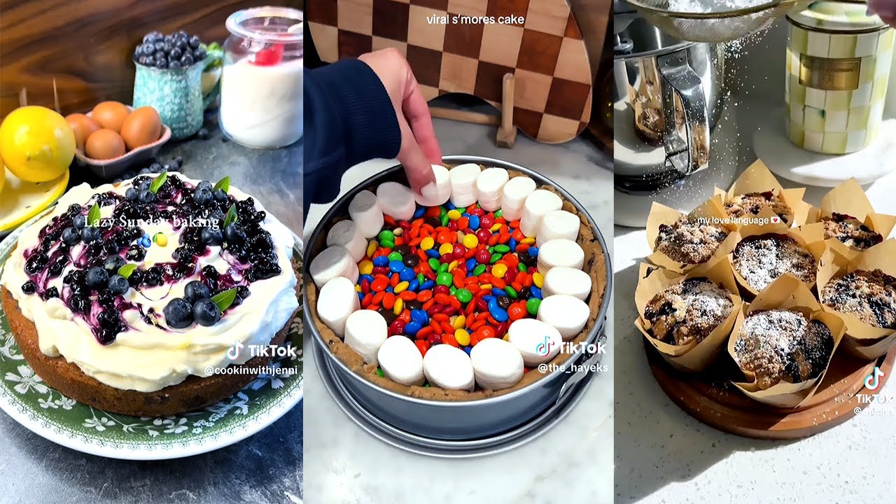 Aesthetic summer baking | tiktok compilation☀️