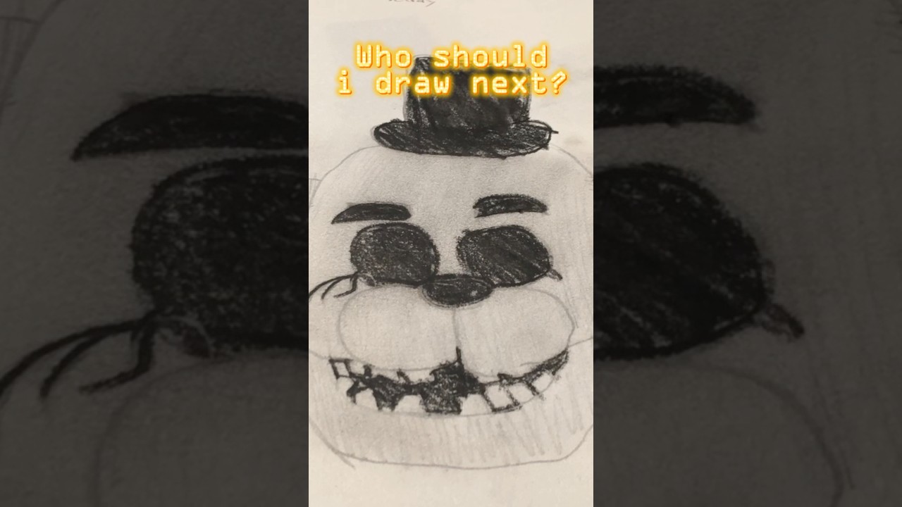 Drawing Withered Golden Freddy! (request) (drawing series pt 17)