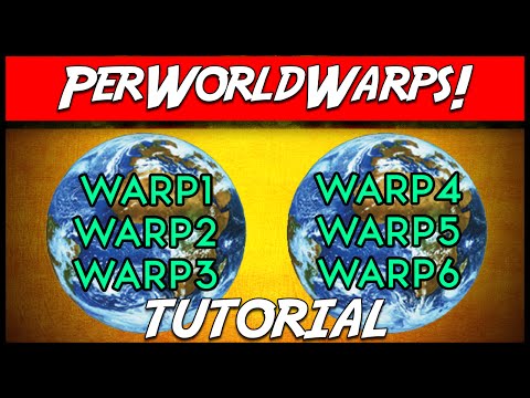 Minecraft | PerWorldWarps! (Warps for certain worlds) | Plugin Tutorial