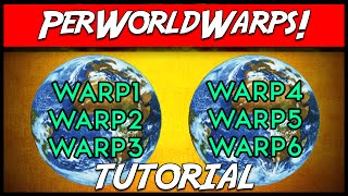 Minecraft | PerWorldWarps! (Warps for certain worlds) | Plugin Tutorial