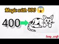 How to draw a cute cat from number 400!  Drawing for beginners: cute cat 😺 in 2 minutes.
