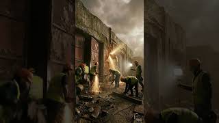 Rusty Industrial Bunker to Futuristic Tech Hub #timelapse #renovation #interiordesign