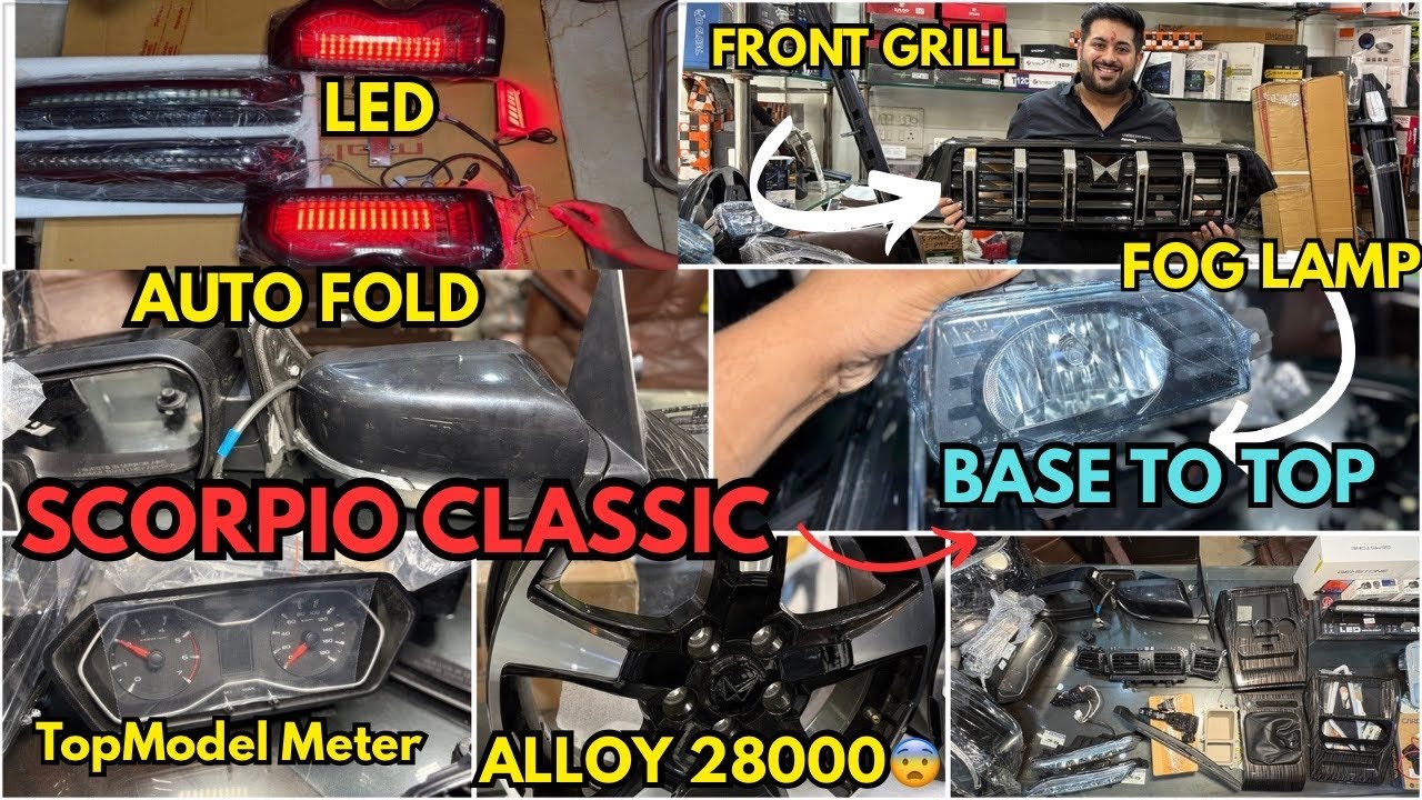 Mahindra Scorpio Classic Genuine Parts ✅ Scorpio Classic S to S11 modified ✅ #mahindra #shortsviral