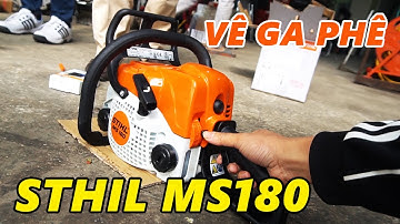 Test Thử Máy Cưa Xích Stihl MS180 Nhỏ Nhưng Có Võ | Khách Kết Nổ Đĩa