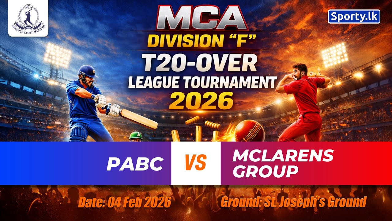 🔴 LIVE | PABC 🆚 MCLARENS GROUP | MCA DIVISION "F" T20-OVER LEAGUE TOURNAMENT 2026