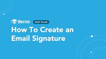 How To Create an Email Signature in Staff Portal