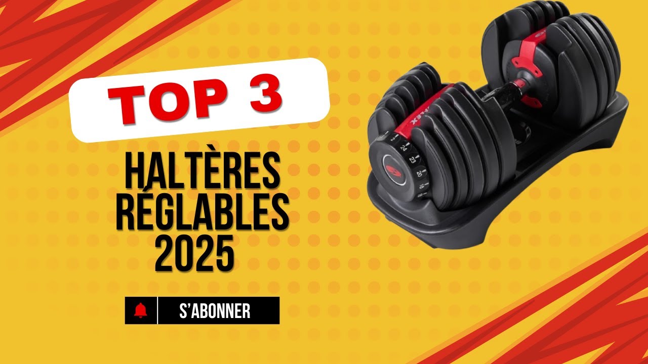 Top 3 Haltères Réglables 2025 💪 | Comparatif BRAINGAIN, Bowflex & DH Fitlife