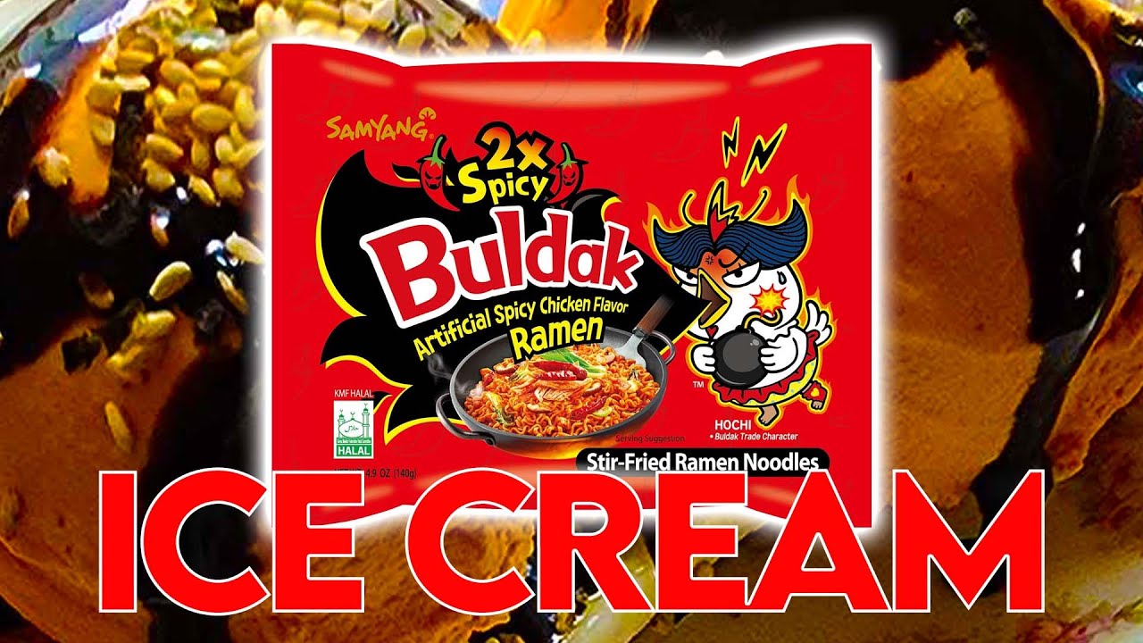 Buldak 2x Ultra Spicy Ice Cream Recipe Instant Noodle Recipe Time