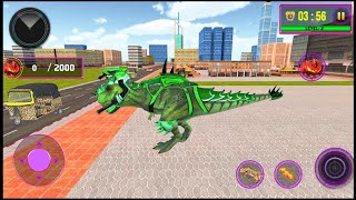 Police Dragon Robot Car War - Android Gameplay screenshot 2