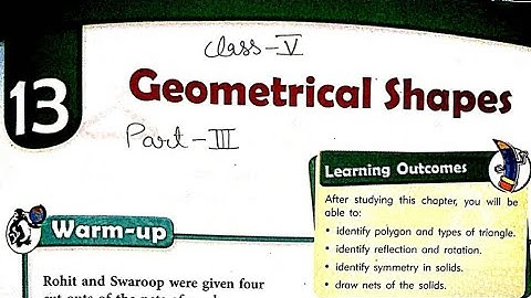 Class 5 Maths | Chapter 13 Geometrical Shapes Part 3 | mkd agrim academy