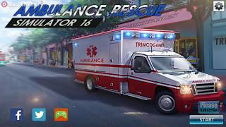 Ambulance Rescue Simulator / Ambulance City Driver / Android Gameplay Video #6 screenshot 5