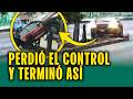 Se sube a la berma, se lleva un árbol y se empotra contra poste: ¿Por qué perdió el control?