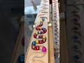 ハリボーゴールドバケツ☆カラフルマーブルセラピーASMR☆連鎖コース☆木製くねくねスロープ+小さな大工さん #ピタゴラスイッチ #marblerun #viral #shorts