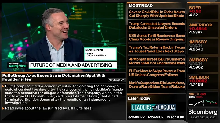 Nick Buzzell (Chairman & CEO) on Bloomberg 12/16/22