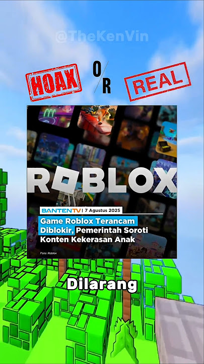 inilah alasan kenapa roblox akan di blokir di Indonesia#roblox #indonesia