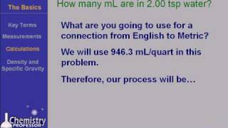 Factor Label Calculations