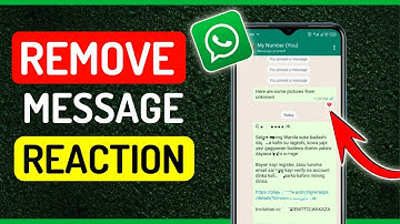 How To Remove Message reaction on Whatsapp - Full Guide