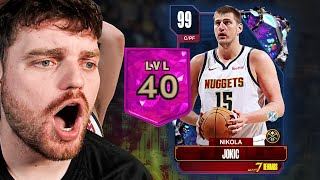 LEVEL 40 JOKIC FOR SEASON 7!! POINT GUARD JOKIC FOR PRO PASS IN NBA 2K24 MyTEAM!!