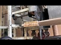 Airplane propeller in the lathe