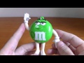 M&M'S Keyring Green Candy Dispenser★チョコレート ディスペンサー　緑色をマーブルチョコで！