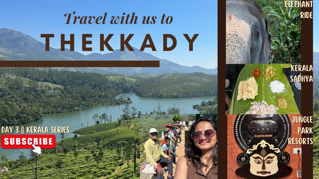 Best stay at Jungle Park resorts|| Elephant ride in Thekkady || Day 3 in Kerala😍😍❤️🏔️🐘