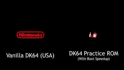 Donkey Kong 64 Boot Speedup [ROM Hacks]