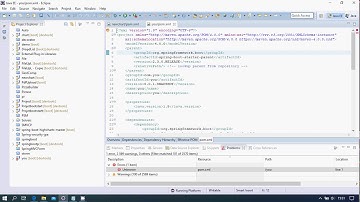 how to solve this error in eclipse Unknown pom.xml  line 1 Maven Configuration Problem