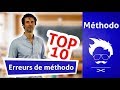 Mthodologie lyce  top 10 des pires erreurs de mthode