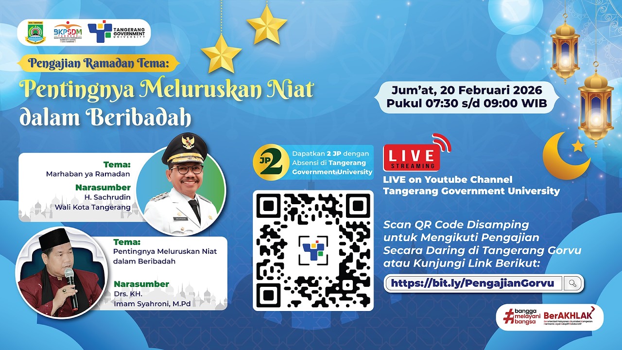 Pengajian Tema: Pentingnya Meluruskan Niat dalam Beribadah