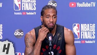 Kawhi Leonard Full Interview - Game 5 Preview | 2019 NBA Finals Media Availability