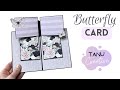 Butterfly popup card  tutorial a6 card