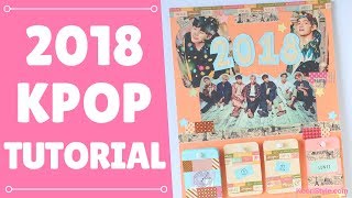 Kpop Diy Bts 2018 Calendar Tutorial Engesp