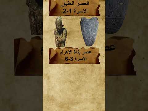 العصور الفرعونية