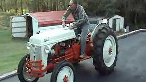 Restored Ford 8N Cold Start-Up