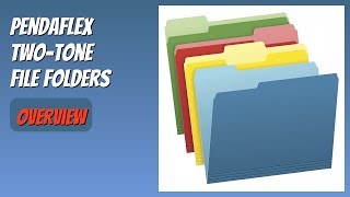 REVIEW (2026): Pendaflex Two-Tone File Folders. Features