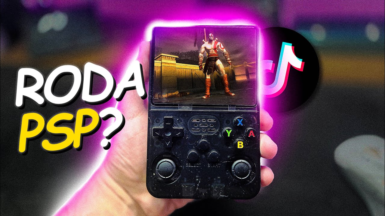 Comprei um R36S por R$140 no TikTok… será que presta?🤔🎮