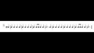 Chapter 1 Rhythm Practice: 3/4 Time, Dotted Half Notes & Eighth Notes | Sight Singing with Metronome
