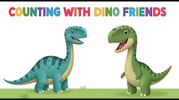 Counting with Dino Friends | Learn Numbers 1–10 with Cute Dinosaurs | Toon Beats Studio