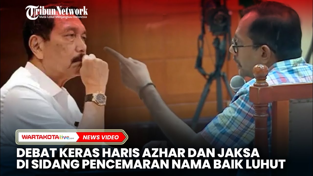 Debat Panas Haris Azhar dan Jaksa di Sidang Kasus Pencemaran Nama Baik Luhut