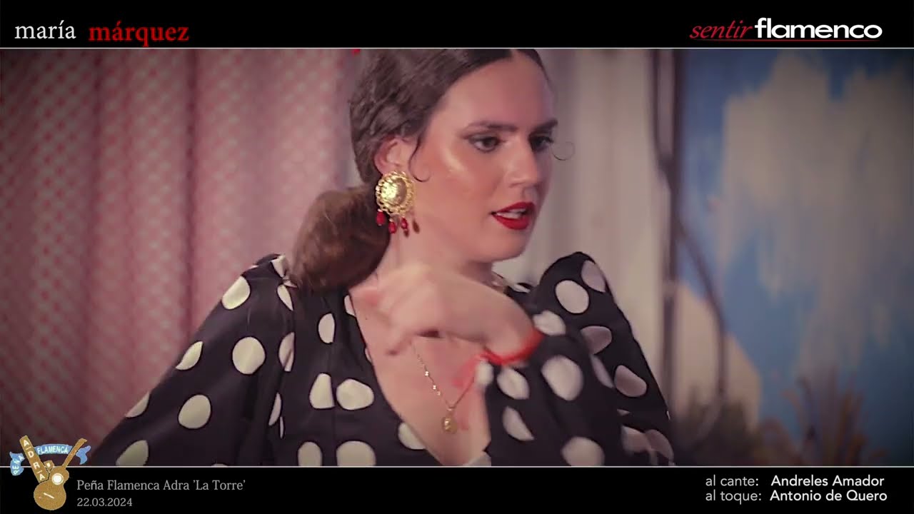 María Márquez con Andreles Amador y Antonio de Quero | Soleá por Bulerías | Peña La Torre Adra