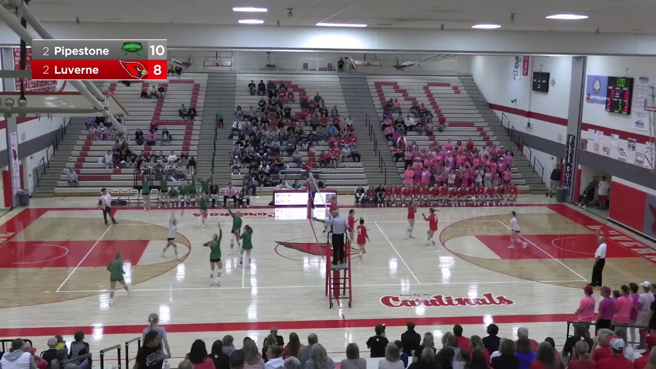 Luverne High School Volleyball vs. Pipestone 9/23 /2021 YouTube