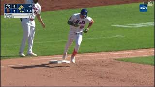 NYY@NYM: Tyrone Taylor's game-tying three-run homer in the ninth (2026)