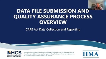 Data File Submission and Quality Assurance Process Overview