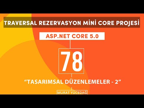 #78 Traversal Rezervasyon Asp.Net Core 5.0 Mini Proje Tasarımsal Düzenlemeler - 2
